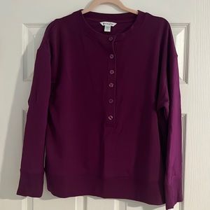 Athleta Henley style sweatshirt